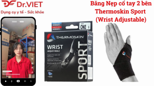 BĂNG NẸP CỔ TAY 2 BÊN THERMOSKIN SPORT (WRIST ADJUSTABLE)