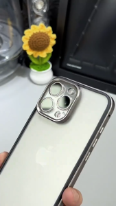 New Light Aluminum Metal Frame For iPhone 16 Pro Max 15 14 Plus 13 Pro Max Bumper Case Ultra Thin Hybrid Silicone Alloy Lens Protective