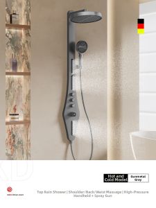 DXD | Pressure Boosting Massage Waist Shower Head Set