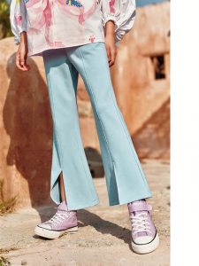 PPTOWN | Spring Girls Leisure Bell Bottom Pants