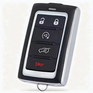 KEYECU FCC ID: 2BAHD-KFW1 5 6 Buttons Smart Remote Car Key Fob 433MHz 4A Chip for Jeep Grand Wagoneer Cherokee 2024 2025 2026