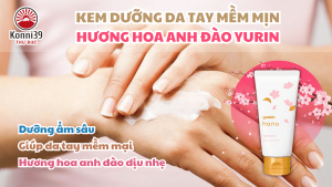 KEM DƯỠNG DA TAY MỀM MỊN HƯƠNG HOA ANH ĐÀO YURIN (TUÝP 50GR)