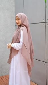 Pashmina Bandana (Pashban) Instan Cerutti Babydoll Double Layer Jumbo Premium Zaima Free Cadar Tali