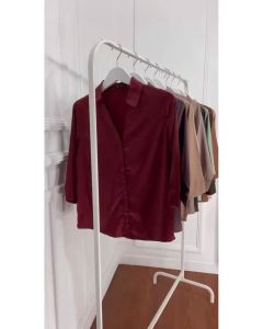 Kemeja silk baju kerja atasan silk lembut mewah dingin