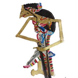 Wayang Dewi Sinto - Dewi Sinta - wayang kulit asli - dari kulit sapi - ukuran wayang sedang