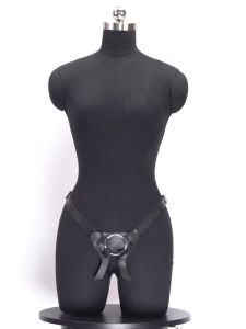 Men Black PU Leather Multi‑Functional Decor Harness Strap Adjustable Costume Accessory for Gothic Cosplay Rave Festival Themed