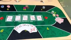 Professional poker pads portable rubber poker table tops noise reduction and for poker games