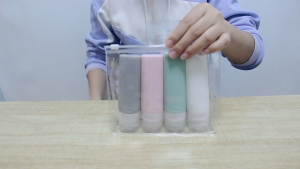 60ml Silicone Travel Bottle Set Travel Toiletry Bottles Squeezable Silicone Lotion Liquids Tubes Travel Bottles