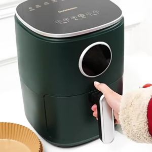 100 Tờ Giấy Lót Nồi Chiên Không Dầu Hình Tròn Cỡ Lớn Chịu Nhiệt Độ Cao Dùng Cho Lò Nướng Lò Vi Sóng Nướng Thịt - Giấy Lót Chiên Không Dầu Dùng Một Lần