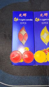 (10 viên)nến Tea Light nến nhỏ Đế Thiếc Cháy Lâu