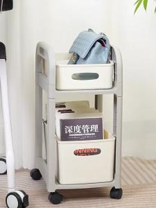 Moveable Multi-Layer Book Bag Storage Rack