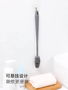 Sikat Pembersih Botol / Sikat Pembersih Botol Gagang Panjang Bahan Silikon