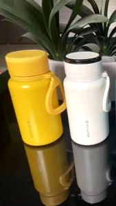 Bình đựng nước inox 304 dung tích 1500ml inox 3 lớp lõi thép chống gỉ có quai xách bình đựng nước