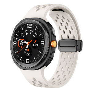 Pore Silicone Strap for Samsung Galaxy Watch 8 Magnetic Strap for Galaxy Watch 8 40mm 44mm/8 Classic 46mm Women Men Bracelet