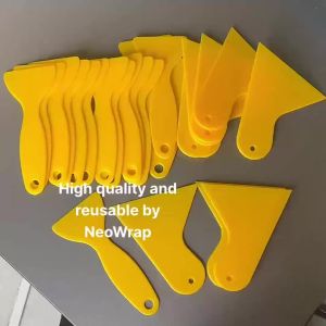 6/12pcs Plastic Scraper Car Auto Clean Tool Window Cleaner Windshield Snow Shovel Air Bubble Remover Vinyl Squeegee Knife