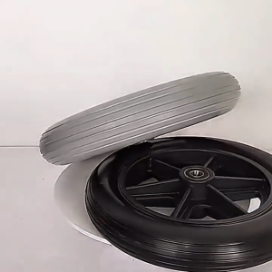 Unity store   【ส่งจากกรุงเทพฯ 】ล้อหลังเก้าอี้รถเข็น 12 นิ้ว ล้อรถเข็นตันราคา/1ล้อ ล้อหลังรถเข็นคนพิการ12นิ้ว ล้อหลังรถเข็นคนชรา12นิ้ว ล้อวิลแชร์​ ล้อหลังขนาด 12นิ้ว ล้ออะไหล่วีลแชร์ กระทะล้อพร้อมยาง รถเข็นผู้ป่วย ล้ออะไหล่รถเข็น ยางวีลแชร์ ยางรถเข็น