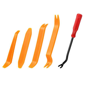 PINMOAP 5PCS Car Fastener Removal Tool Auto Clip Puller Pry Tool Durable Trim Remover For Motorcycle Door Panel Interior Repair
