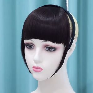 Tóc Mái Giả TSE Dây Buộc Tóc Thời Trang Và Chân Thực Tóc Mái Thẳng Dây Buộc Tóc Ngọt Ngào Hàn Quốc Tóc Giả Dày Với Tóc Mai