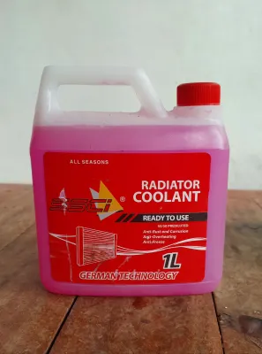 RADIATOR COOLANT 1LITER GREEN PINK BLUE 1L READY TO USE SCCI GERMANT TECHNOLOGY ANTI-FREEZE ANTI RUST AND CORRUSION ANTI OVERHEATING