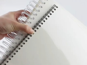 100pcs/Box A4 Size Double Loop Wire Double Loop Binder 3:1 Pitch 50 Sheets Capacity Binding