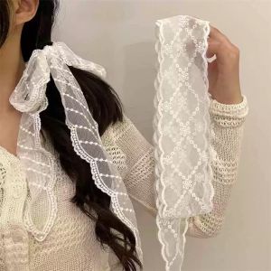 Tooyoo Fairy Style Hair Accessories Forest Style Lace Headband Multi Purpose Silk Scarf