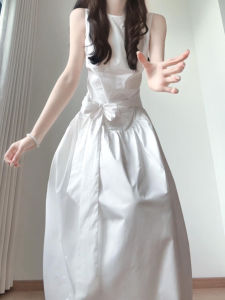 Karrar betsey | New White Sleeveless Unique Beautiful Vacation Style Dress