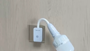 Đèn ngủ hẹn giờ điều chỉnh độ sáng 3 cấp xoay 360 độ phích cắm dẹp 2 chân tùy chọn 2 phiên bản