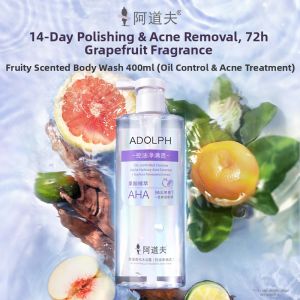 Adolph(Adolph(阿道夫)) | Fruit Acid Fragrant Shower Gel Oil Control and Clean Transparent Long Lasting Fragrance