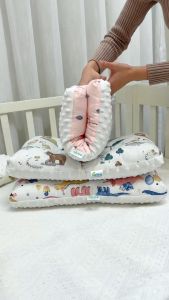 Gối Đầu Trẻ Em Thiết Kế 3 Rãnh Thoáng Khí Giúp Ngủ Ngon Cho Bé Từ 1 Tuổi - 333