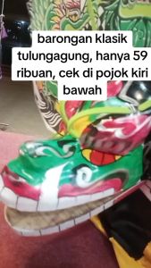Barongan Caplokan Sepons Jumbo Anak Laki Laki 1 Set Devil Asli Barogan