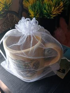 isi 25pcs kantong tile souvenir size 15x18cm  bisa untuk kantong Yasin gelas muggh dompet dll