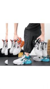 Alethia Shop ของใหม่ 2025 รองเท้าผ้าใบผู้ชาย รองเท้าแฟชั่น รองเท้ากีฬา มี3สี（ส้ม ดำ ฟ้า）A0126 พร้อมส่ง