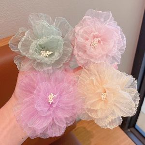 Kẹp Tóc Hoa Cỡ Lớn Phong Cách Công Chúa Cho Bé Gái Phụ Kiện Tóc Trẻ Em Phong Cách Hàn Quốc Kẹp Tóc Hoa Cho Bé Gái Mùa Xuân 2024