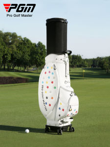 PGM GOLF | Ladies Extendable Hard Shell 4-Wheel Golf Travel Bag