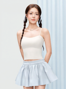 Secret World | Seamless Beautiful Back Tank Top With Pad Summer