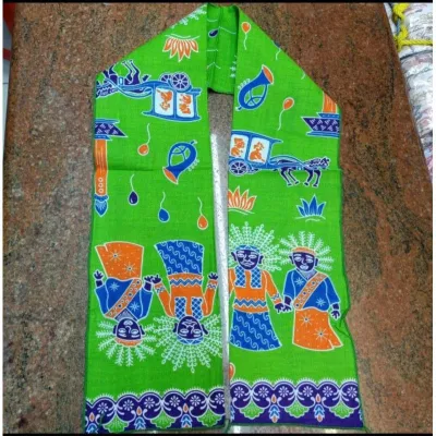 Syal Cukin Ondel Betawi 2 Lapis Kain