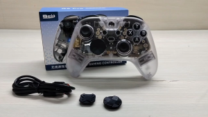 BSP G6 Pro RGB Gaming Turbo Controller Transparent Design For Android/IOS N. Switch Windows PC