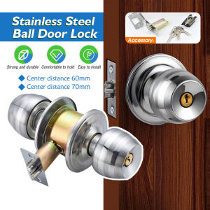 🇸🇬 [READY STOCK] Catarinayi 5831 Steel Double Ball Lock Indoor Bedroom Room Door Lock Bathroom Ball Lock Ball Lockdoor Hardware Locks
