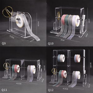 JIUXIACAIDAI | Acrylic Storage Box Ribbon Organizer