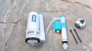 Fast Delivery Toilet Flush Set Fittings ECQ CISTERN FITTINGS Dual Button Flush Valve Toilet Inlet Valve