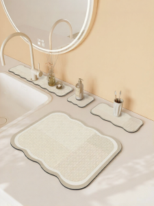 MEISD | Waterproof Oil-Resistant Cuttable Narrow Sink Drain Mat