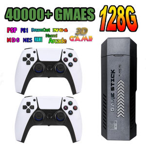 2023 New 4K HD Video Game Console GT65 GD10 X2PLUS Game Stick 128GB 2.4G Dual Wireless Controller S905X CPU for PSP/PS1/MAME/FC New Game