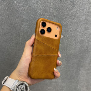 Orange Cow Pattern Dual SIM Slot iPhone 17 pro Max Business Style Protective Case Delele Compatible with Apple 17 Air