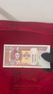 < Tết 2026 > Combo 10 Tờ Lưu Niệm Hình Con Ngựa Mông Cổ 20 T.u.g.r.i.k Mã Đáo Thành Công - Tết Bính Ngọ - SP008187