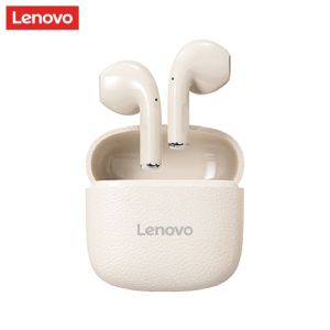 Lenovo EA166 TWS Earphones Bluetooth 5.4 True Wireless Headphones with Mic Hi-Fi Sound Waterproof Headset Leather Grain