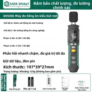 SATA | Máy Đo Tiếng Ồn Công Nghiệp Cân Đối AC Độ Chính Xác Cao