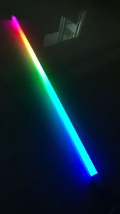 ไฟนีออน ไฟวิ่งอัตโนมัติ สีสายรุ้ง RGB ขนาดยาว 1.2m รุ่นกลมขุ่น รองรับระบบไฟ 12V-24V ไฟแต่งรถ ไฟติดรถ (ราคาต่อหลอด)