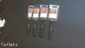 Bộ 7 Cọ Vẽ Phẳng Chuyên Nghiệp Cọ Rửa Lớn Dùng Cho Sơn Acrylic Màu Nước Gesso Vecni Vệ Sinh Đồ Gỗ Cán 22cm