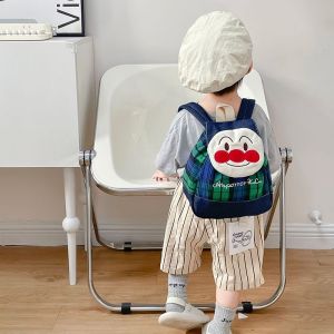 Cute Cartoon Kids Backpack for Travel Nursery Boys Girls Double Shoulder Bag High Aesthetic Value Nylon Material Waterproof
