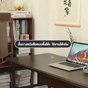 VG ชั้นเก็บของบนโต๊ะ ชั้นวางของ ชั้นวางของบนโต๊ะ ชั้นเก็บหนังสือบน 34/40/50CM โต๊ะ ชั้นจัดระเบียบบนโต๊ะทำงาน โต๊ะทำงาน ประหยัดพื้นที่ Small bookshelf